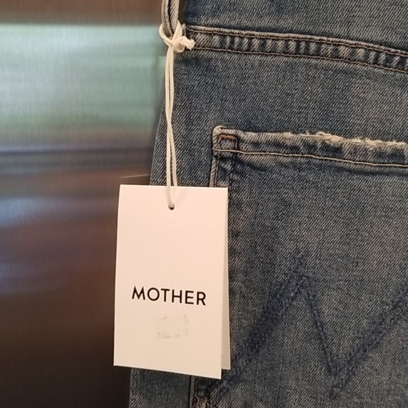💕MOTHER💕 The Pixie Dazzler Ankle Fray Jeans Secret Sister Button Fly 31 - Picture 13 of 16